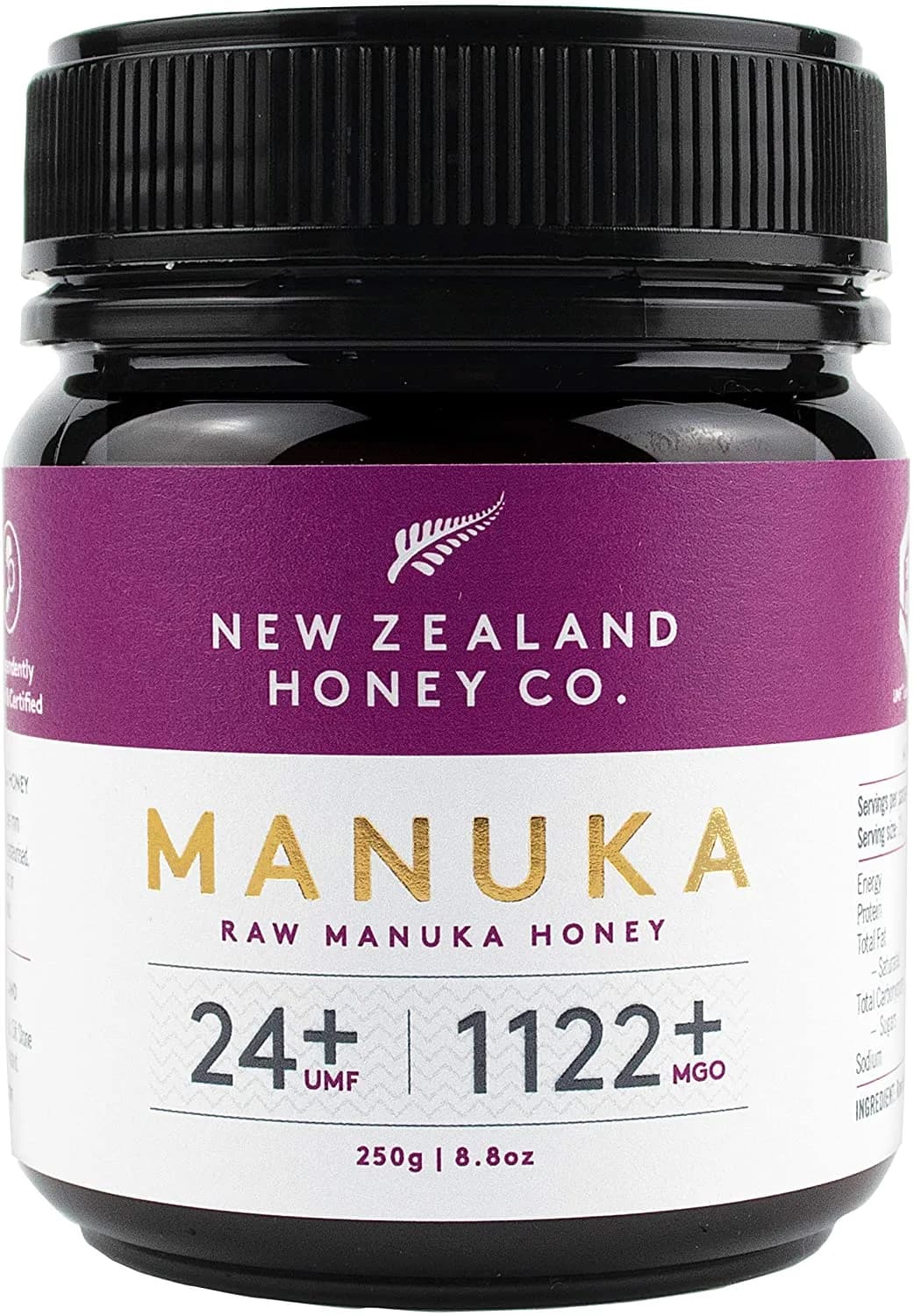 New Zealand Honey Co. Manuka Honey UMF24+/MGO1122+, 250 g by New Zealand Honey Co.