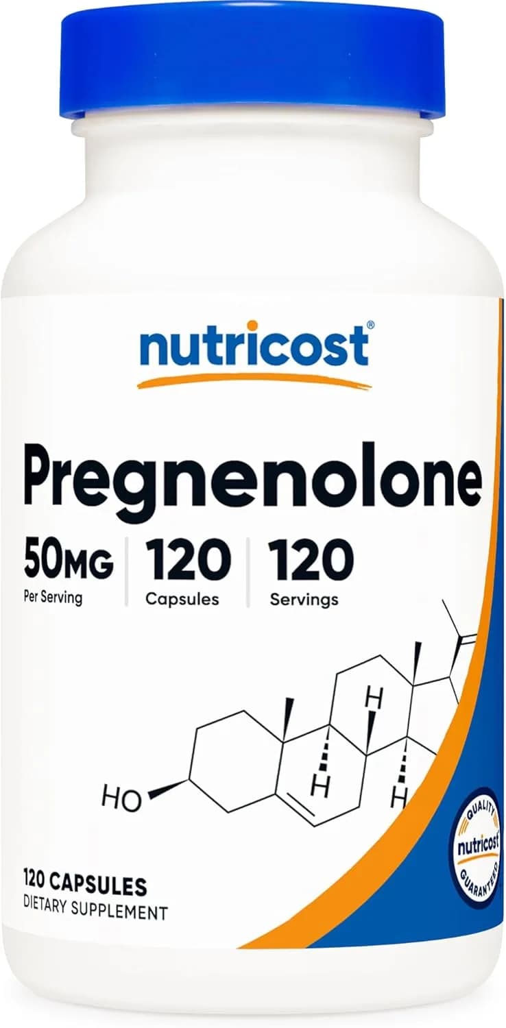Nutricost Pregnenolone 50mg, 120 Capsules