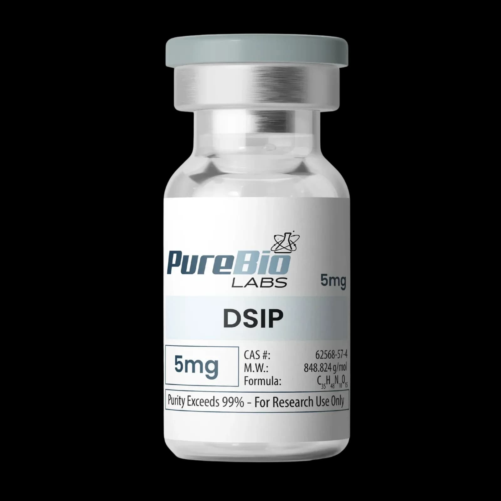 DSIP Vial Sleep Architecture Peptide, 5 mg by pure bio labs