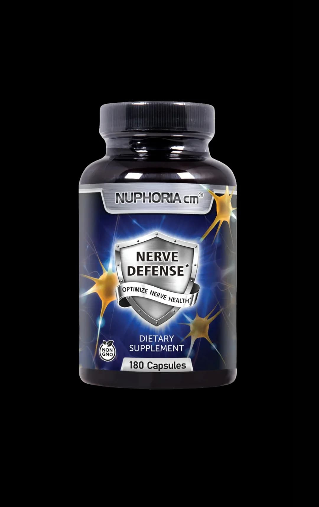 Advanced Nerve Support Supplement with Alpha-Lipoic Acid, 180 Capsules by Nuphoria cm