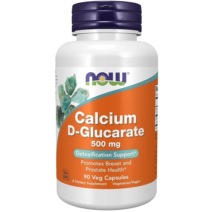 Calcium D-Glucarate Detox Support, 500 mg, 90 Capsules by NOW