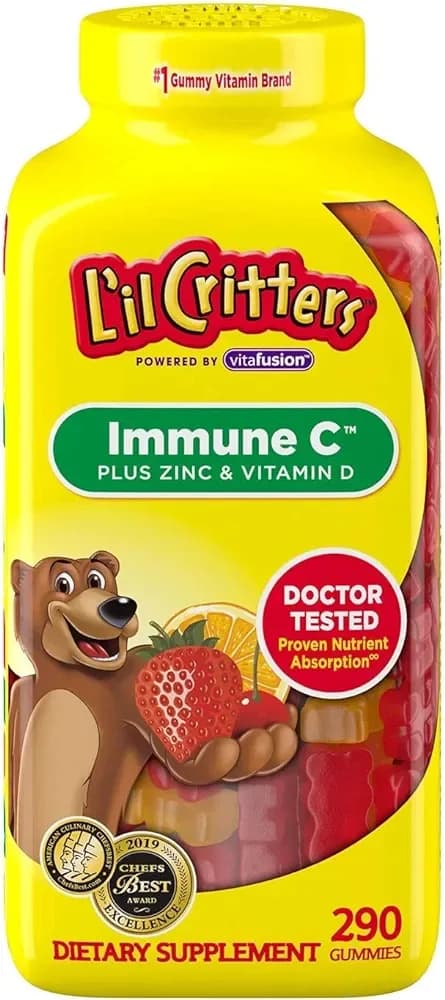 Gummies Immune C Plus Zinc and Vitamin, 290 Gummies by L'il Critters