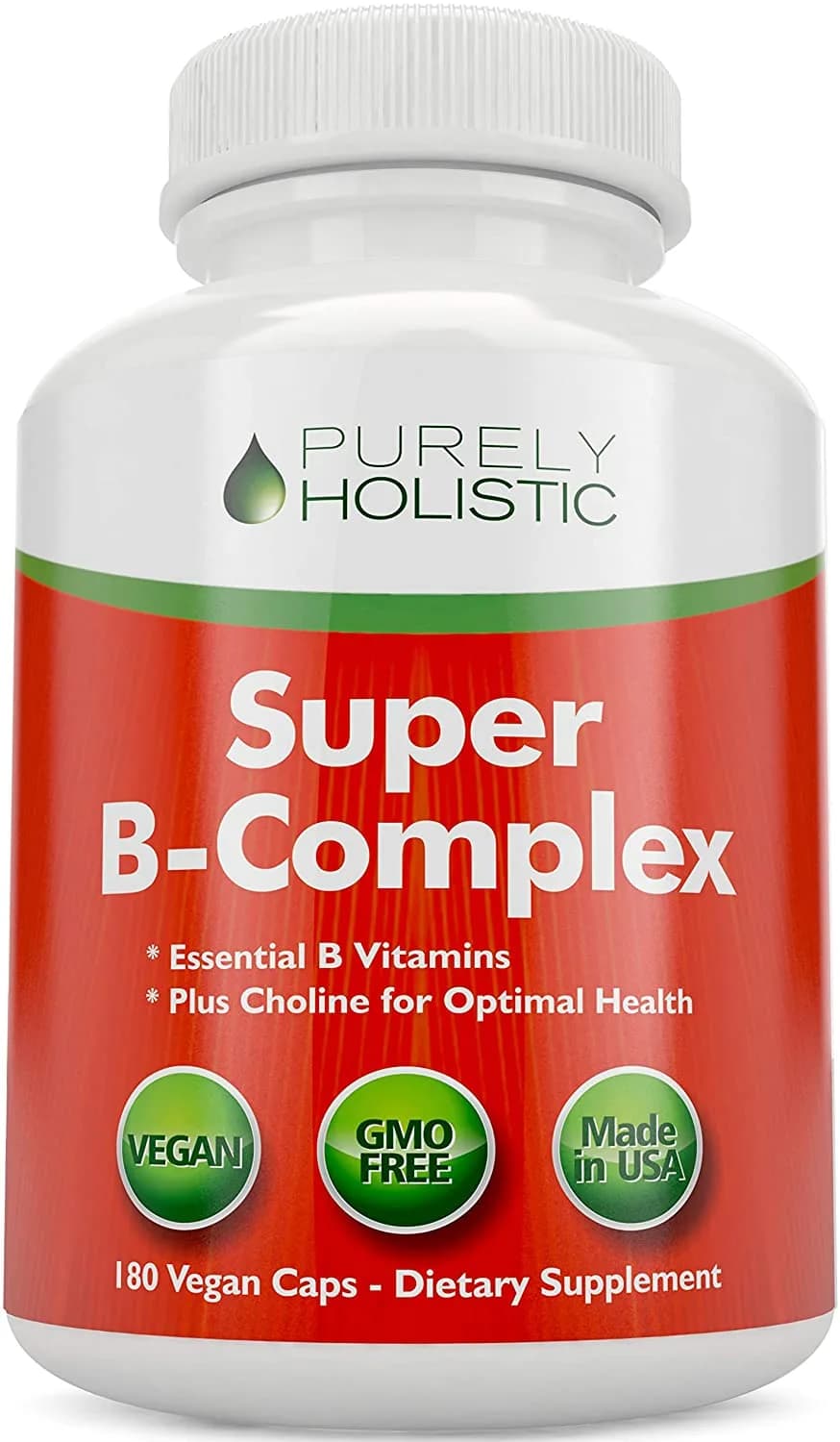PURELY HOLISTIC PURELY HOLISTIC, Vitamin B Complex, 180 Capsules