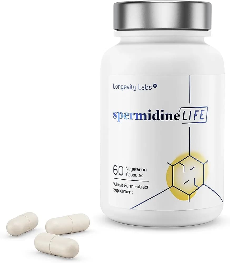 Natural Spermidine Supplement for Cell Renewal | Longevity Labs+ |  60 Capsules