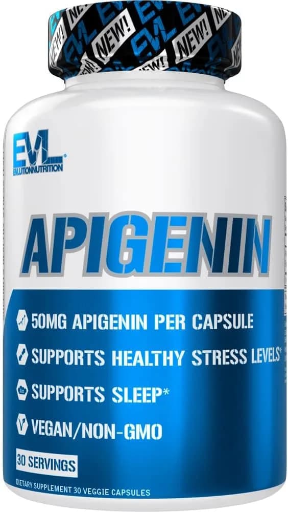 Evlution Pure Apigenin Supplement from Chamomile Extract -