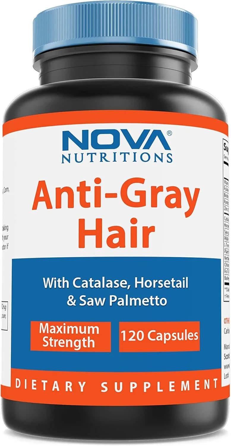 Nova Nutritions, Anti-Gray Hair, 120 Capsules