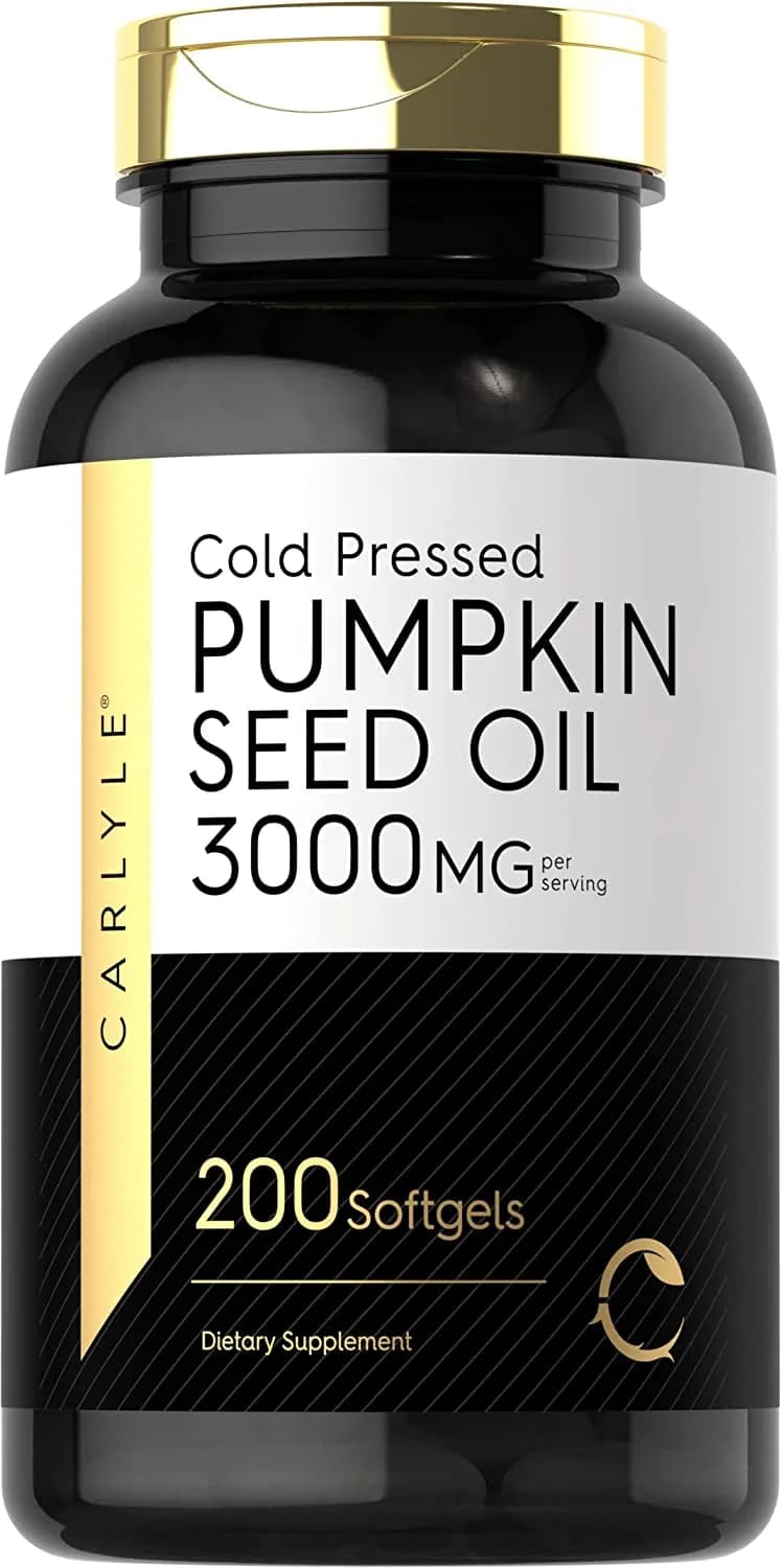 Carlyle nutritional Carlyle Pumpkin Seed Oil | 3000mg | 200 Softgels