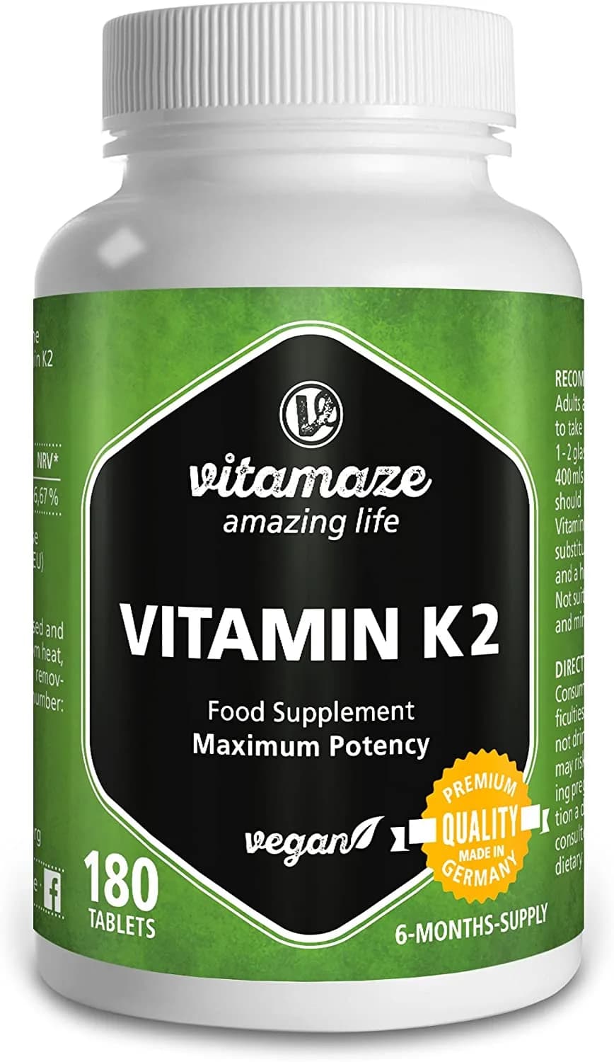 amazing life Vitamin K2, 180 Tablets by Vitamaze