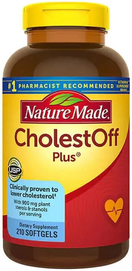 Nature Made CholestOff Plus | Heart Health Supplement | 900 mg Daily