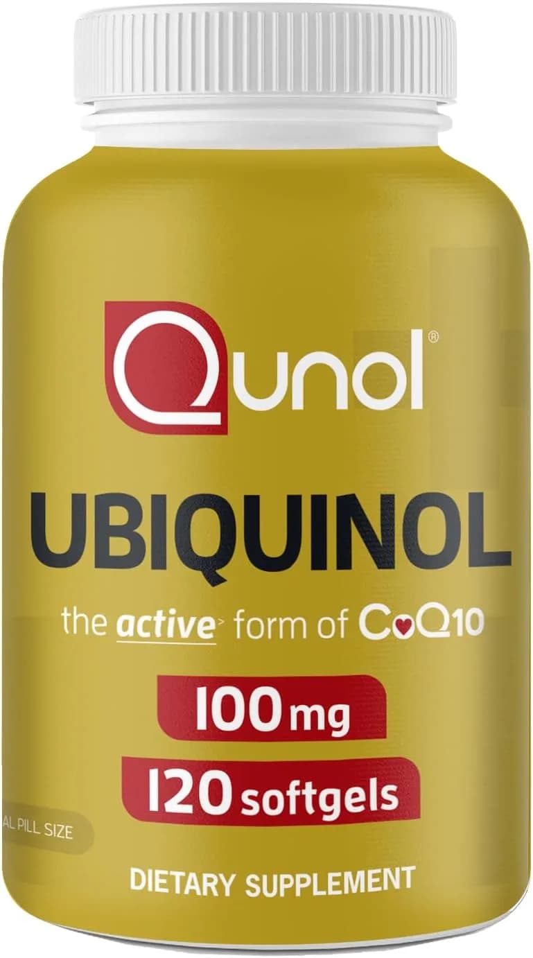 Ubiquinol CoQ 120 Count, 100 mg, 10 Softgels by Qunol