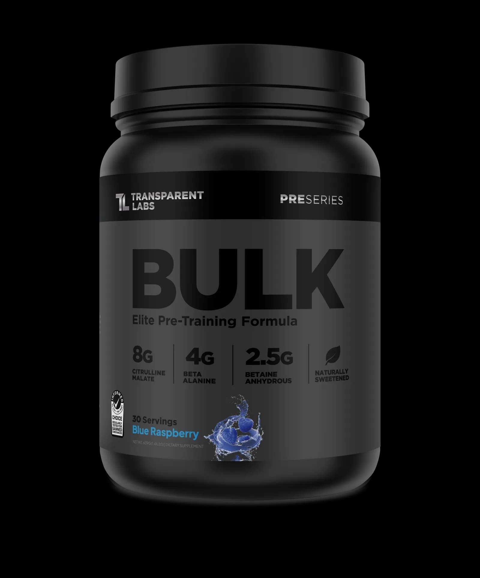 Transparent Labs BULK BLACK