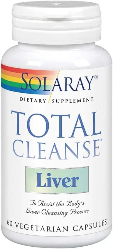 SOLARAY Total Cleanse Liver | Milk Thistle, Dandelion & More for Healthy Cleansing Support | 60 Count