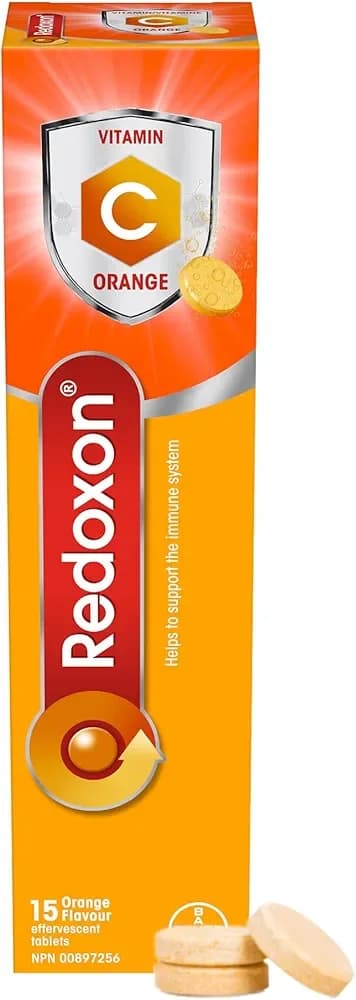 Redoxon Orange Vitamin C Effervescent, 15 Tablets
