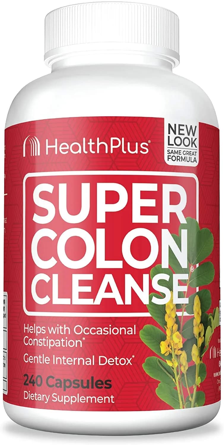 Super Colon Cleanse, 530 mg, 240 Capsules by Health plus