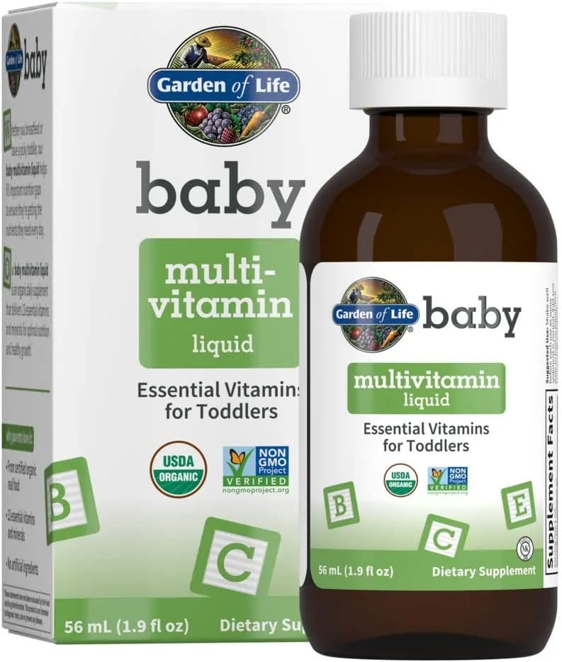 Garden of Life Baby Multivitamin Drops, for Infants & Toddlers 1.9 fl oz