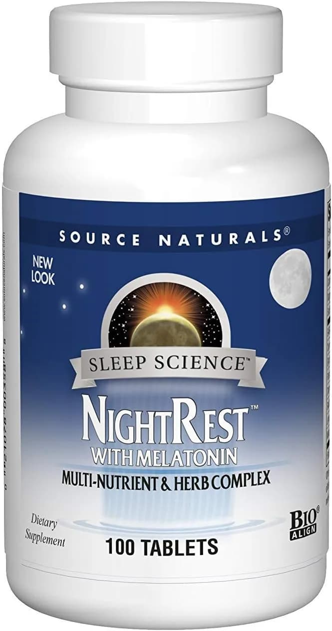Source Naturals Night Rest with Melatonin, 100 Tablets