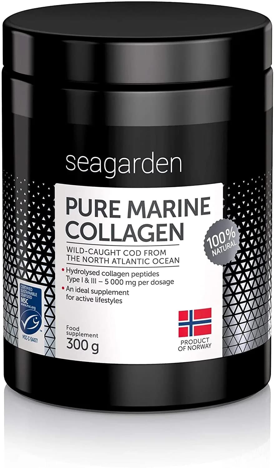 Seagarden Norwegian Marine Collagen Powder, 300 g by Seagarden