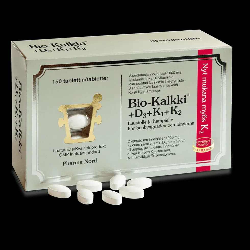 Bio-Calcium + D3 + K1 + K2 by PHARMA NORD