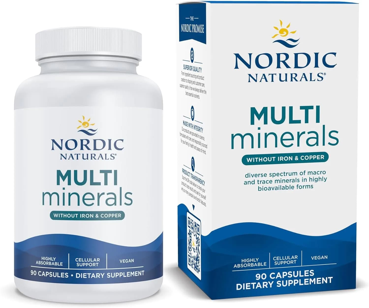 Nordic Naturals Multi Minerals Without Iron & Copper 90 Capsules