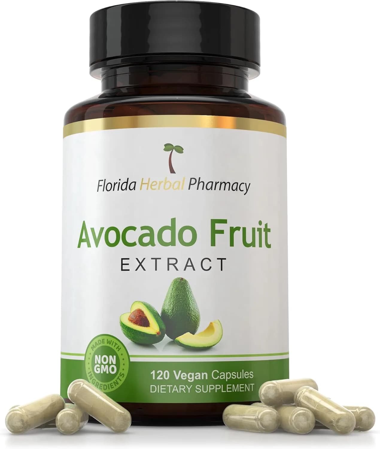 Herbal Pharmacy Avocado Extract 10:1 | Skin & Heart Support |120 Capsules