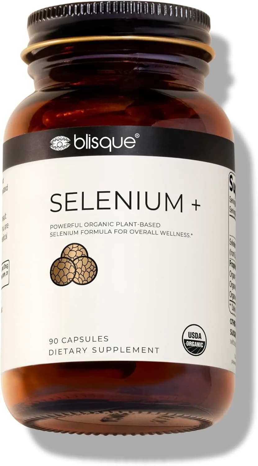 blisque Selenium+ Organic Mustard Seed Formula, 90 Vegan Capsules by blisque