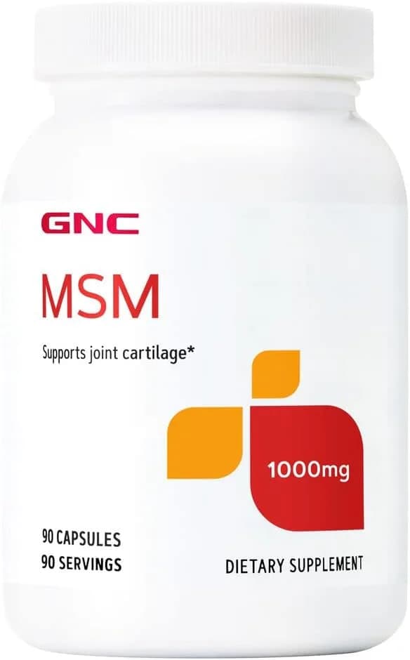 MSM Supports Joint Cartilage, 1000 mg, 90 Capsules by GNC