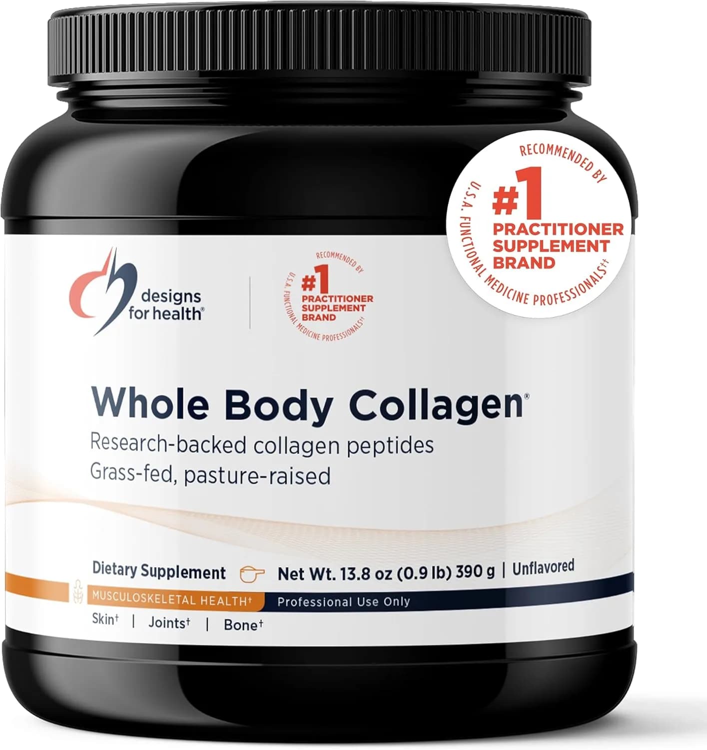 Whole Body Collagen Powder 390 g, 30 Servings by Designs for health