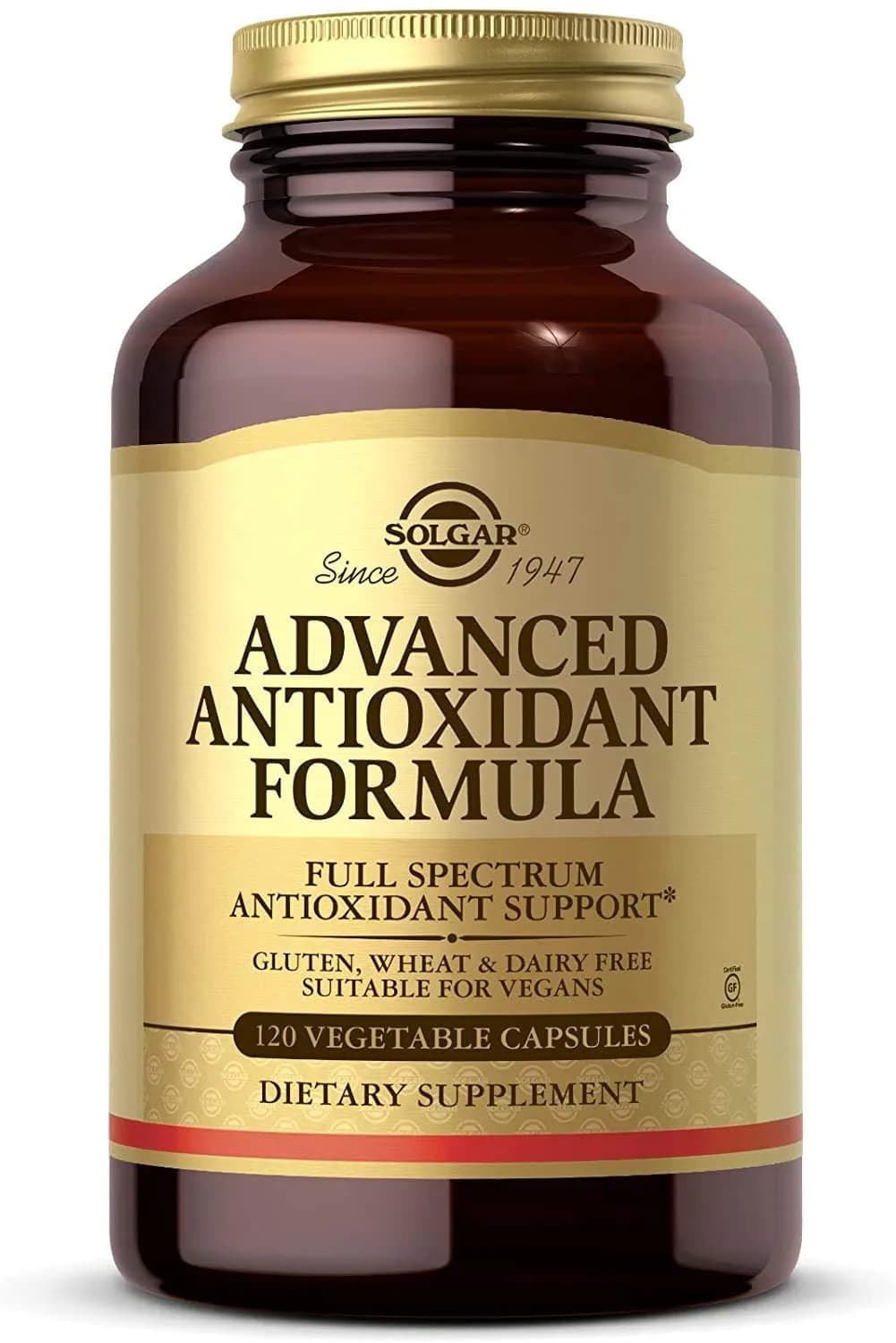 Advanced Antioxidant Formula Contains Zinc Vitamin C, 120 Capsules by Solgar