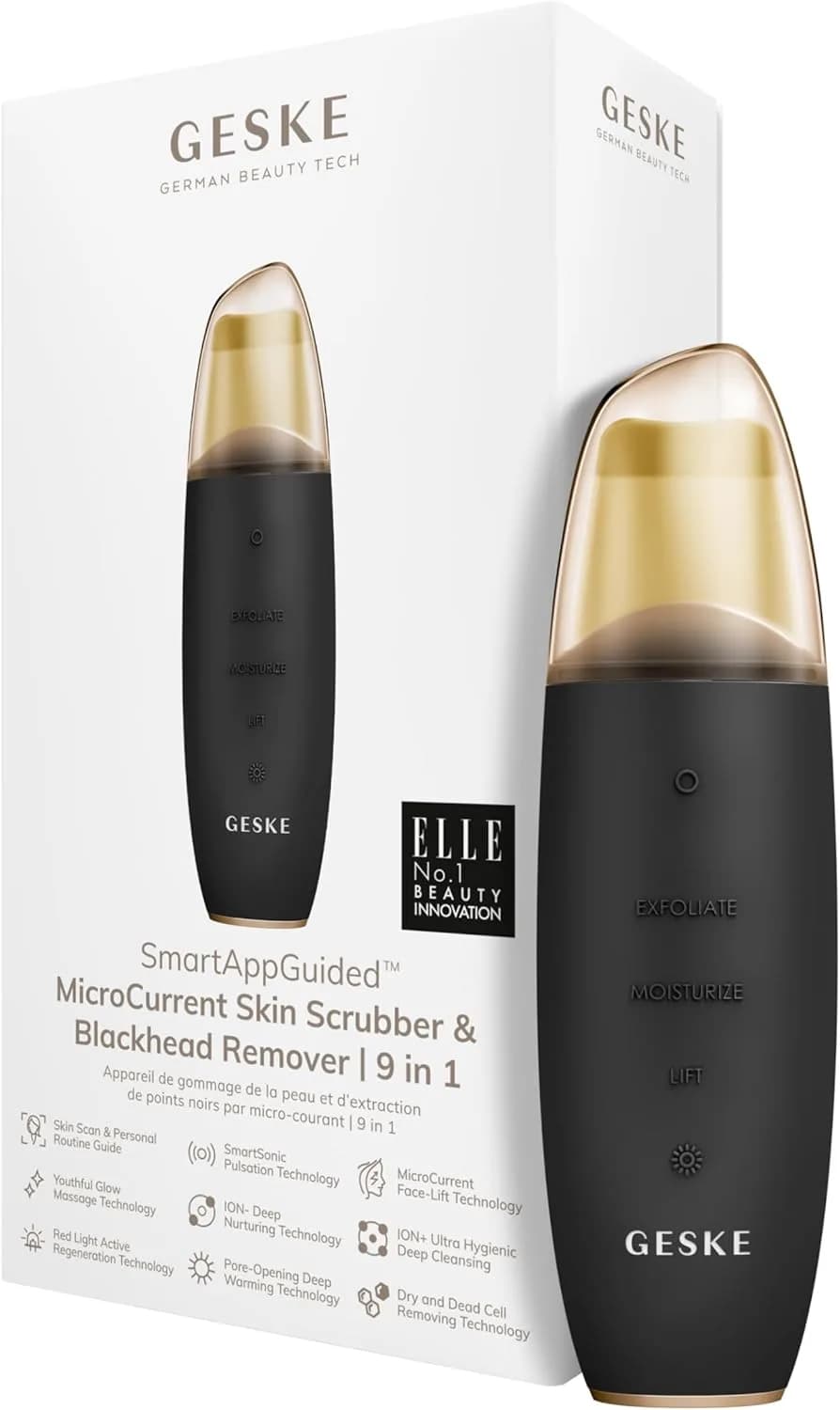 GESKE SmartAppGuided™ MicroCurrent Skin Scrubber & Blackhead Remover