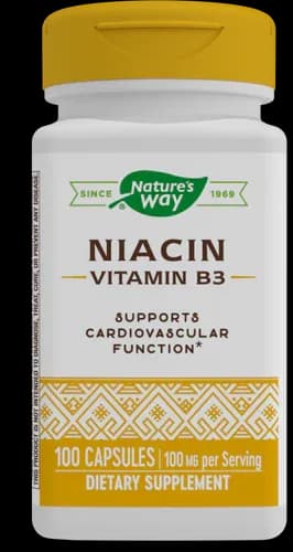 Nature's Way, Niacin, 100 mg, 100 Capsules