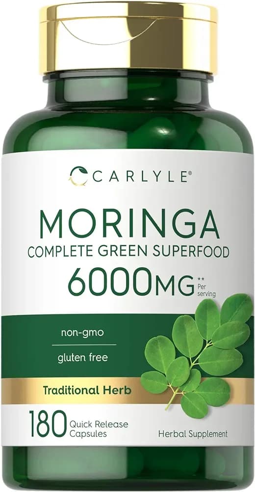 Carlyle Moringa Oleifera 6000 mg 180 Capsules