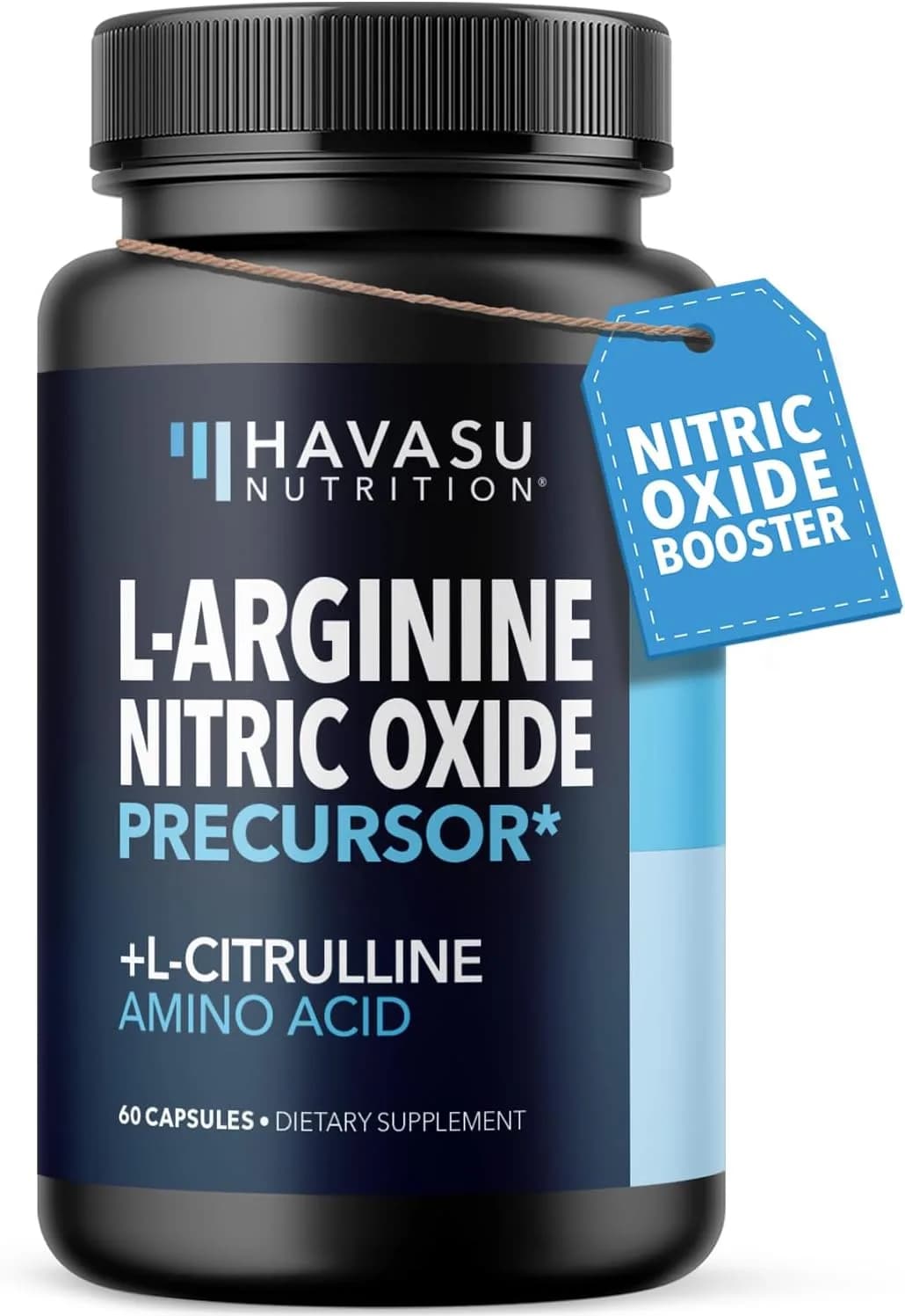 L-Arginine Capsules Nitric Oxide, 60 Capsules by Havasu nutrition