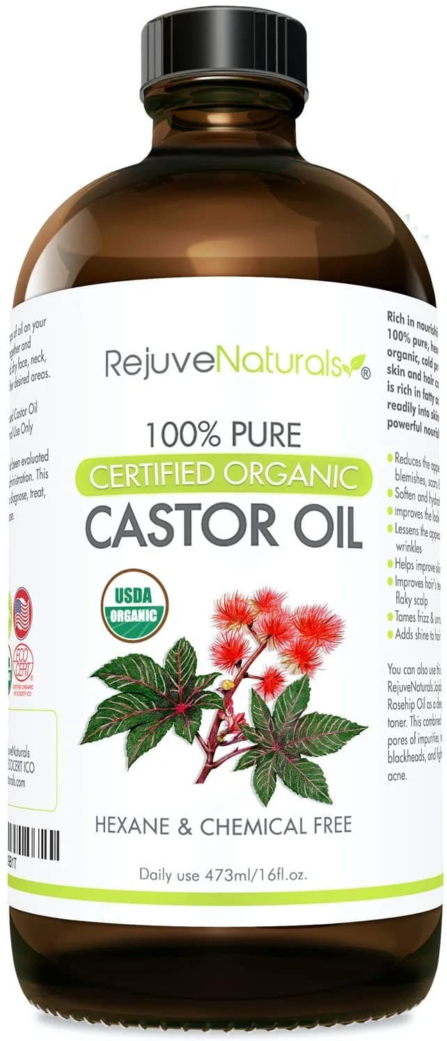 RejuveNaturals, Castor Oil 100% Pure, 473 ml