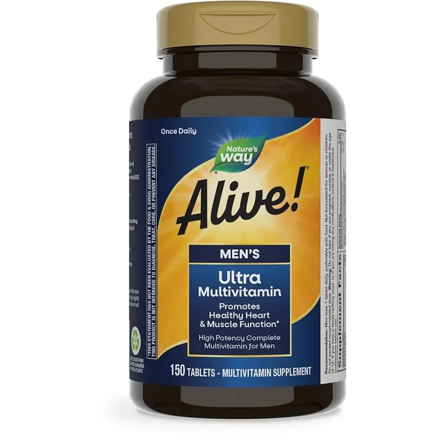 Alive! Men's Ultra Multivitamin, 150 Tablets by Nature's Way