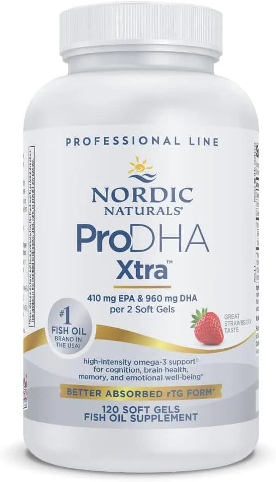 Nordic Naturals Nordic Naturals ProDHA 1000 | Supports Structural and Functional Brain Health | 120 Soft Gels