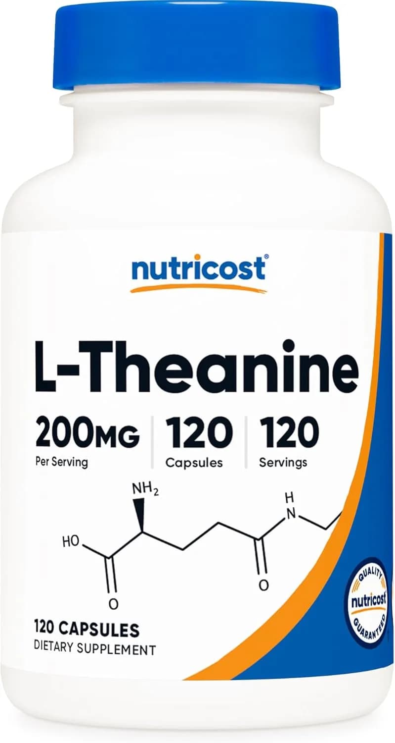 L-Theanine, 200 mg, 120 Capsules by NutriCost