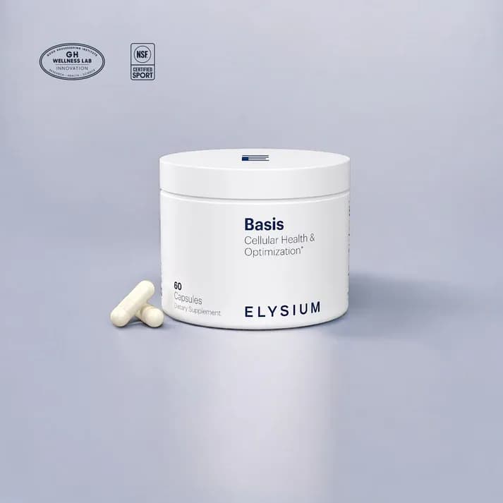 Elysium Health Basis Clinically Proven NAD+ Supplement, 60 Capsules