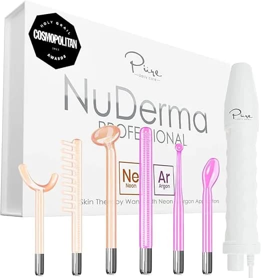 NuDerma Professional Skin Therapy Wand | High Frequency Facial