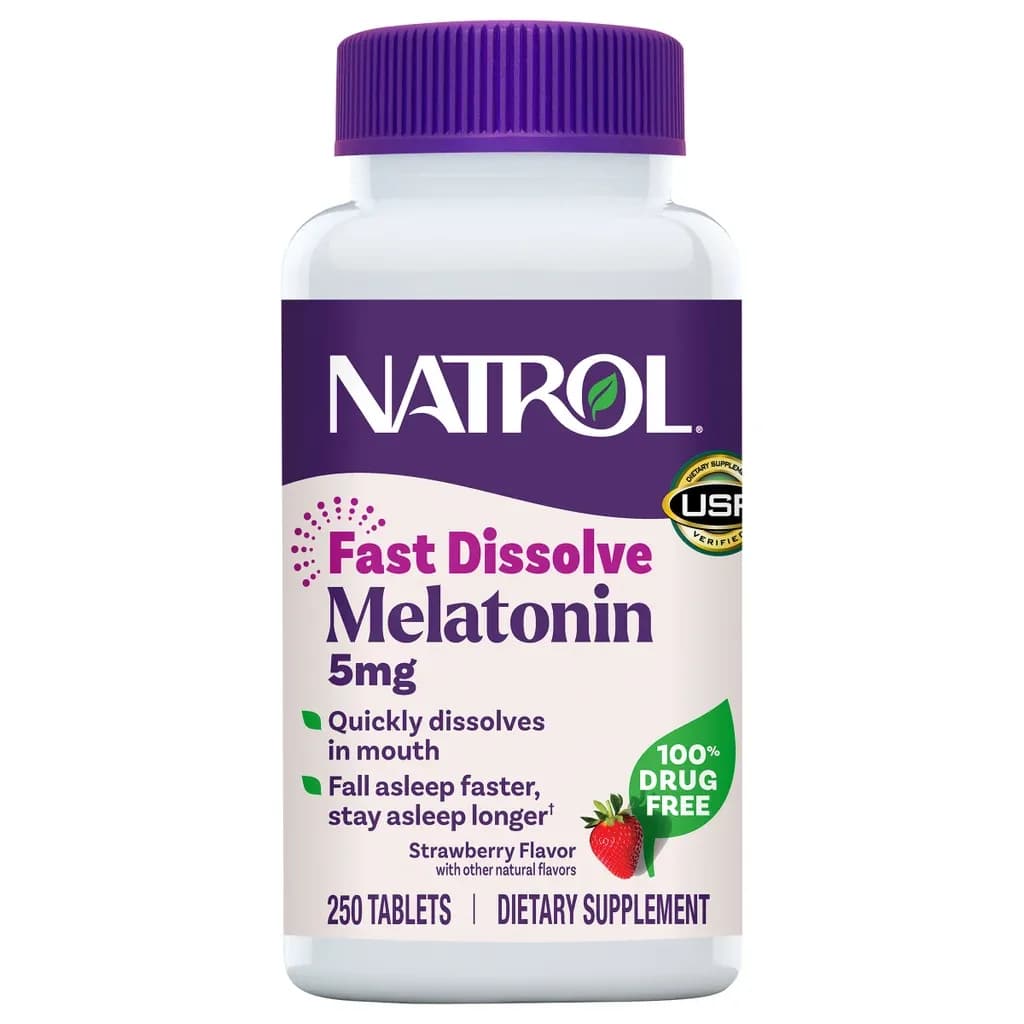 Natrol Melatonin Fast Dissolve, 5 mg, 250 Tablets by Natrol