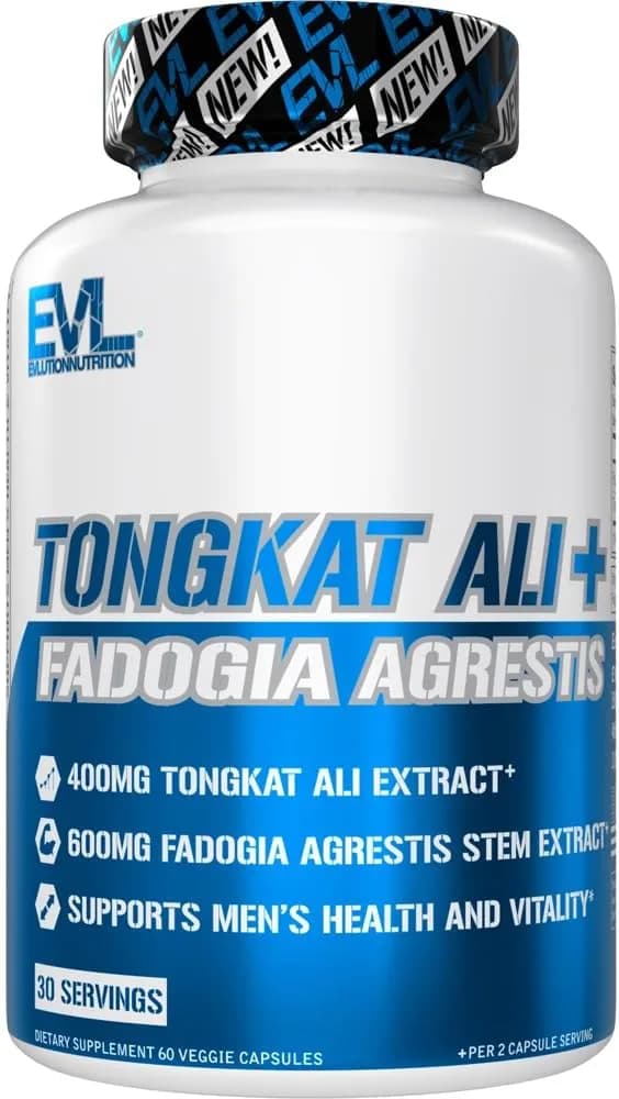 EVL Tongkat Ali and Fadogia Agrestis | Men's Vitality Support | 60 capsules