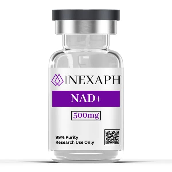inexaph NAD+ 500mg Buffered | Supports Mitochondrial ATP & Cellular Energy (10 vials/kit)