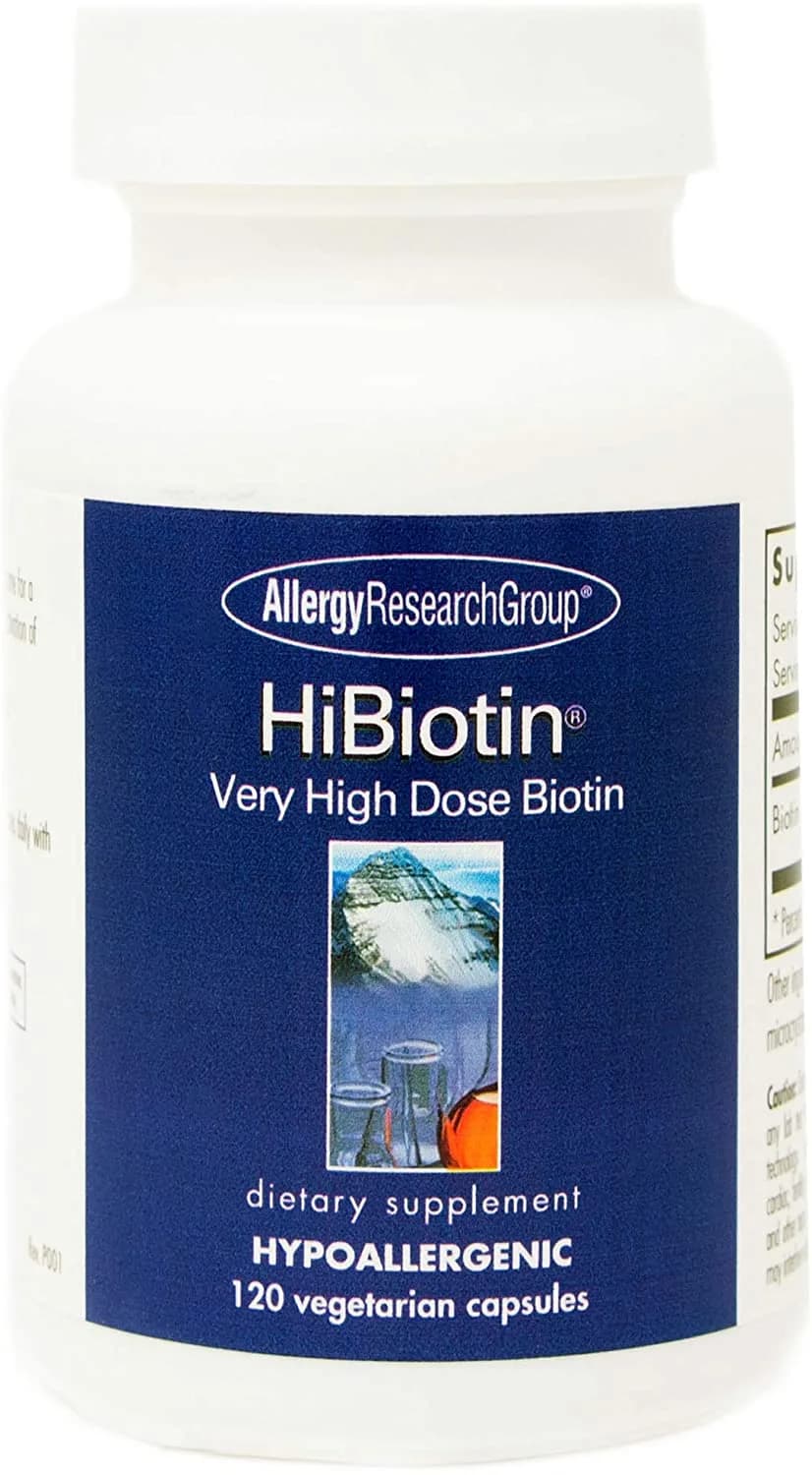 HiBiotin, 100 mg, 120 Veg Capsules by Allergy Research Group