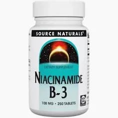 Niacinamide B-3 Cellular Energy, 100 mg, 250 Tablets by SOURCE NATURALS
