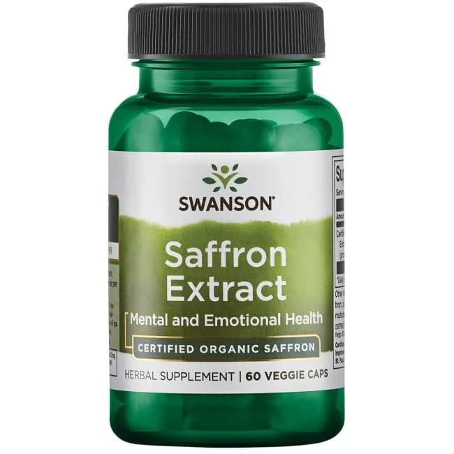 Swanson, Saffron Extract 2%, 60 Capsules