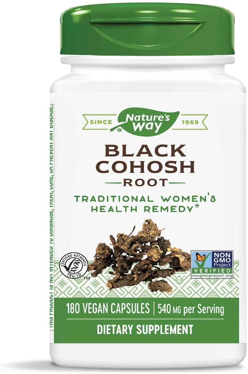Nature's Way Black Cohosh Root 540 mg per serving 180 Capsules