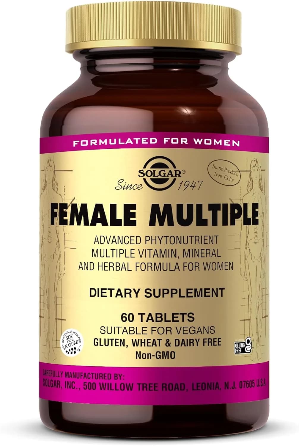 Female Multiple Advanced Multivitamin for Women, 60 Tablets by Solgar