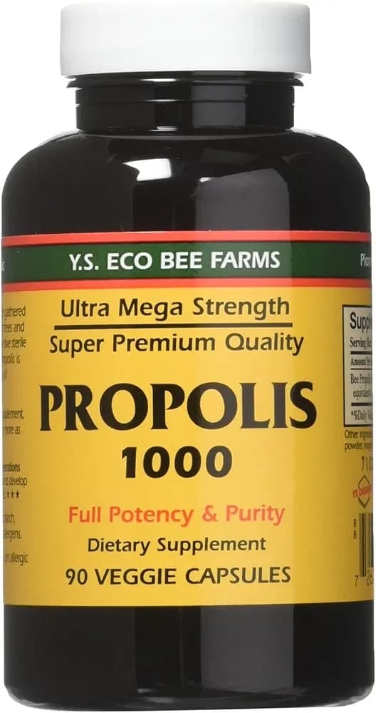 Propolis, 1000 mg, 90 Count by Y.S. Eco Bee Farms