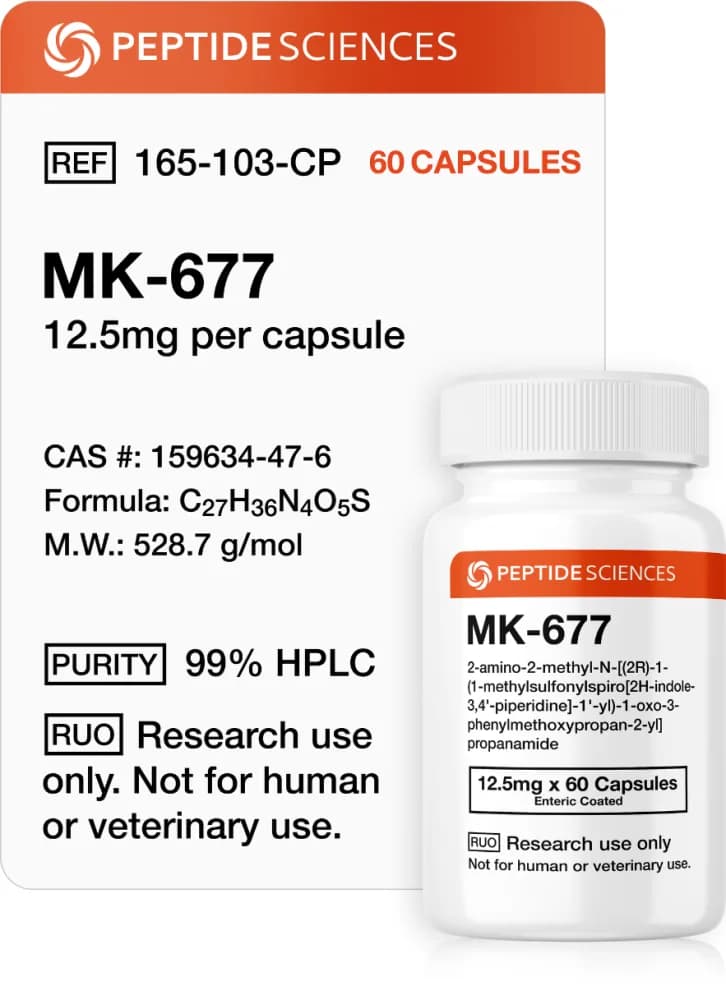 Buy MK-677 capsules Peptide Sciences