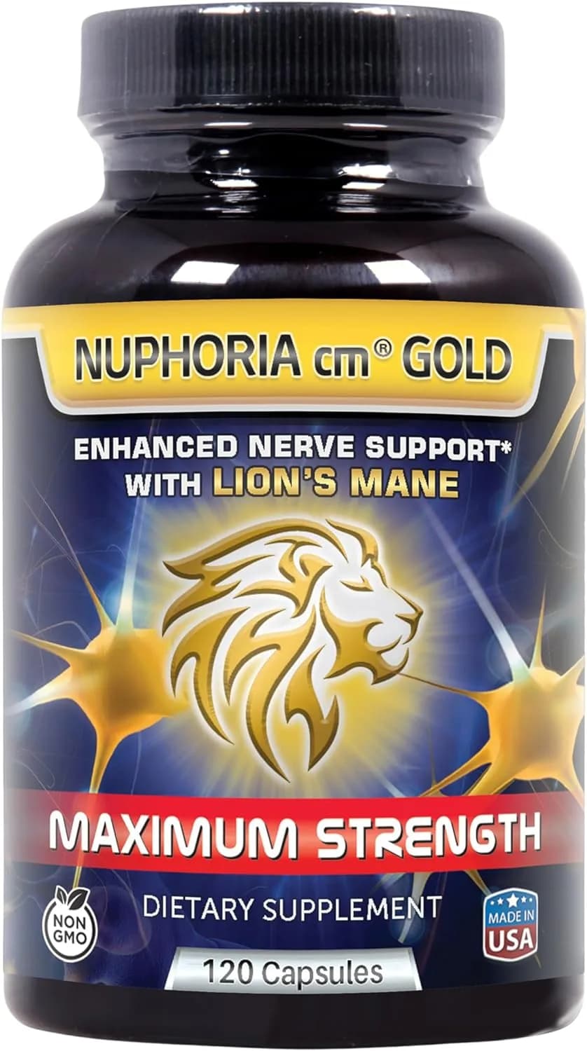 Nuphoria cm® Gold – Nerve Support Formula | 120 Capsules