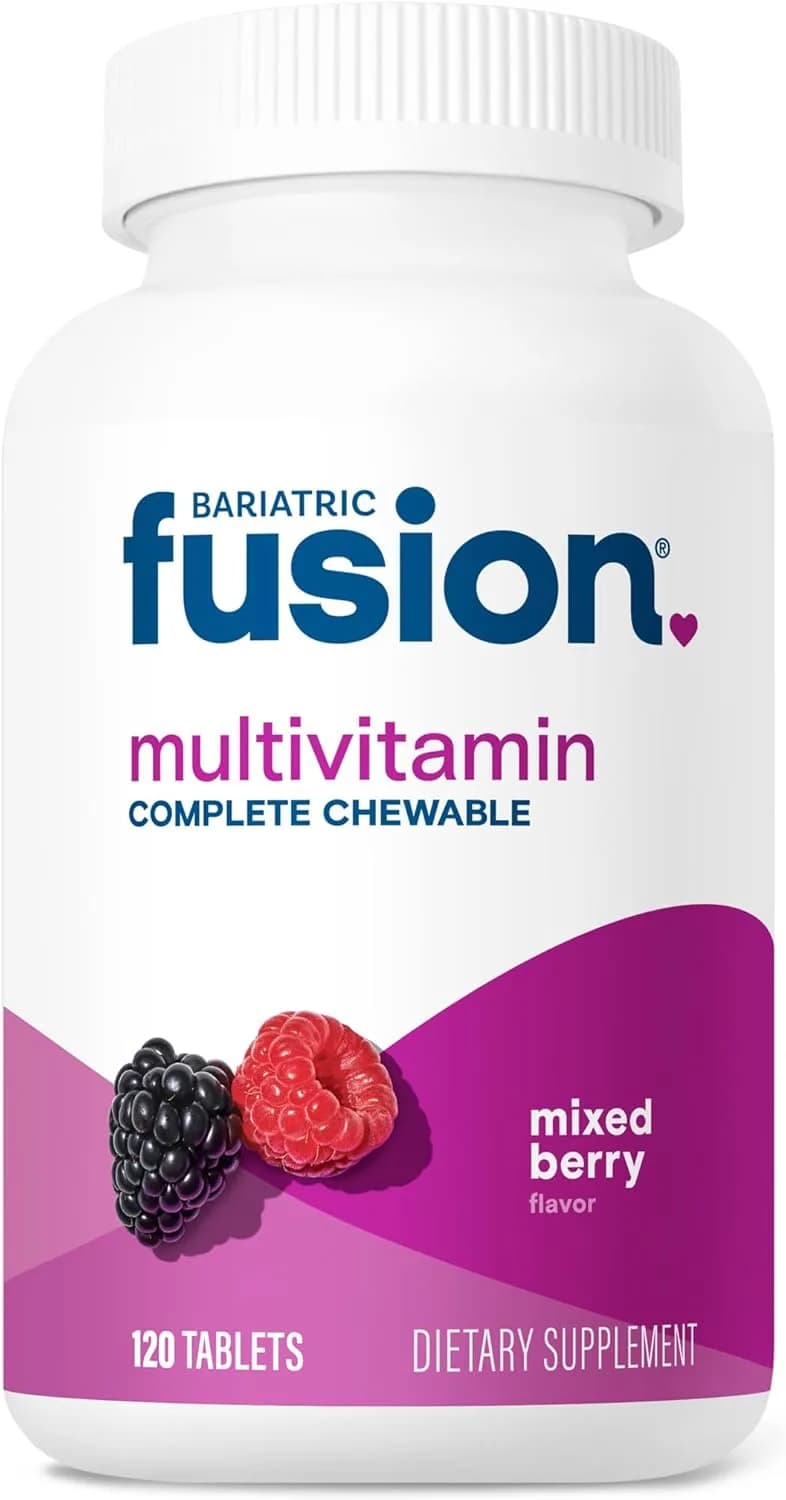 Bariatric Fusion Complete Chewable Multivitamin | Post-Surgery Support | 120 Chewable Tablets